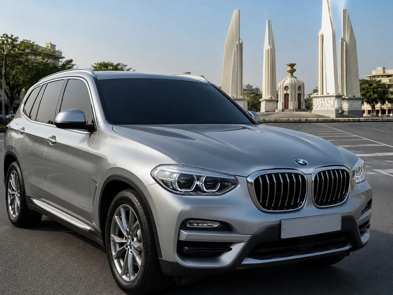 BMW X3 — спереди