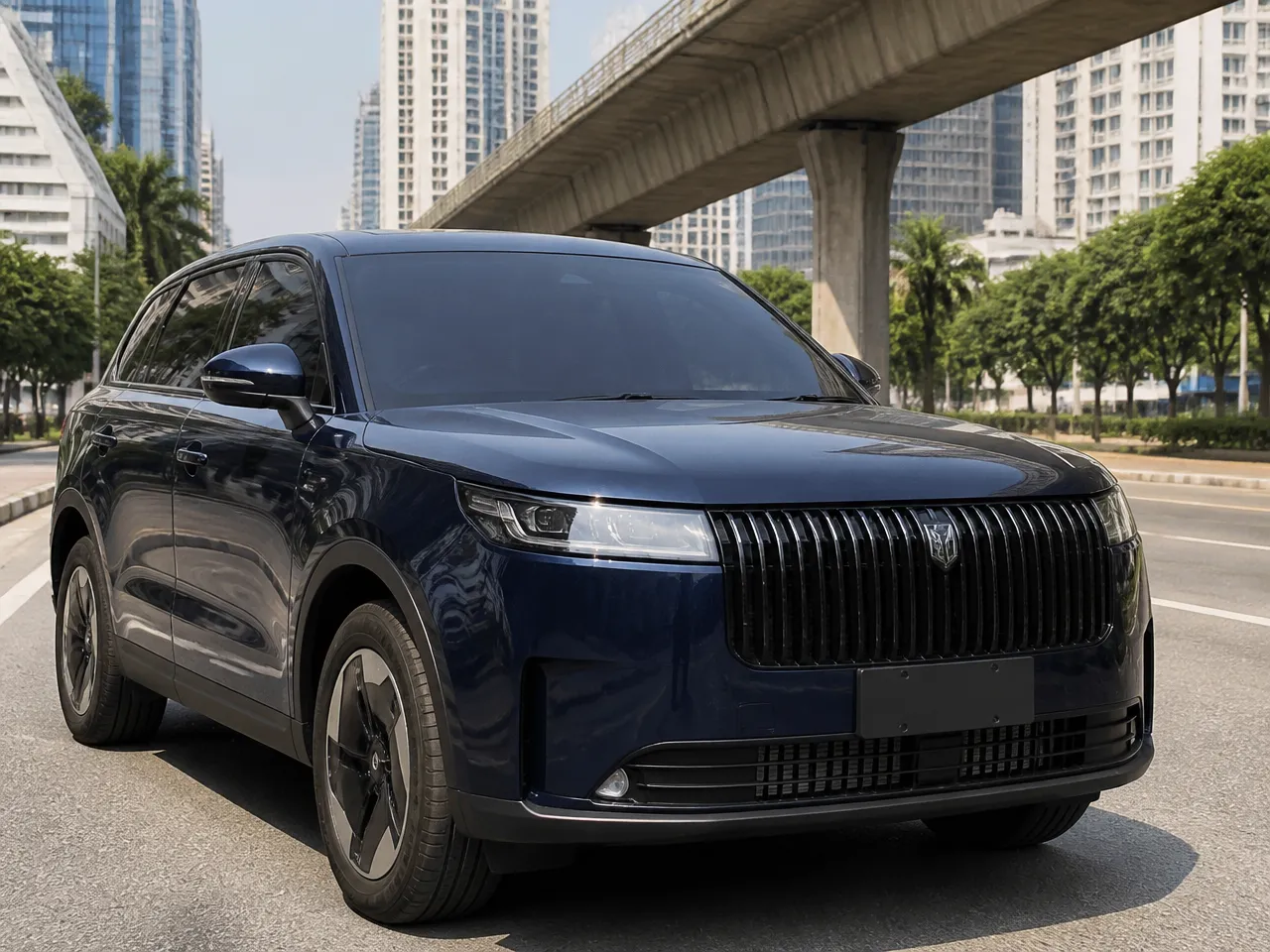 Jaecoo J5 EV — спереди