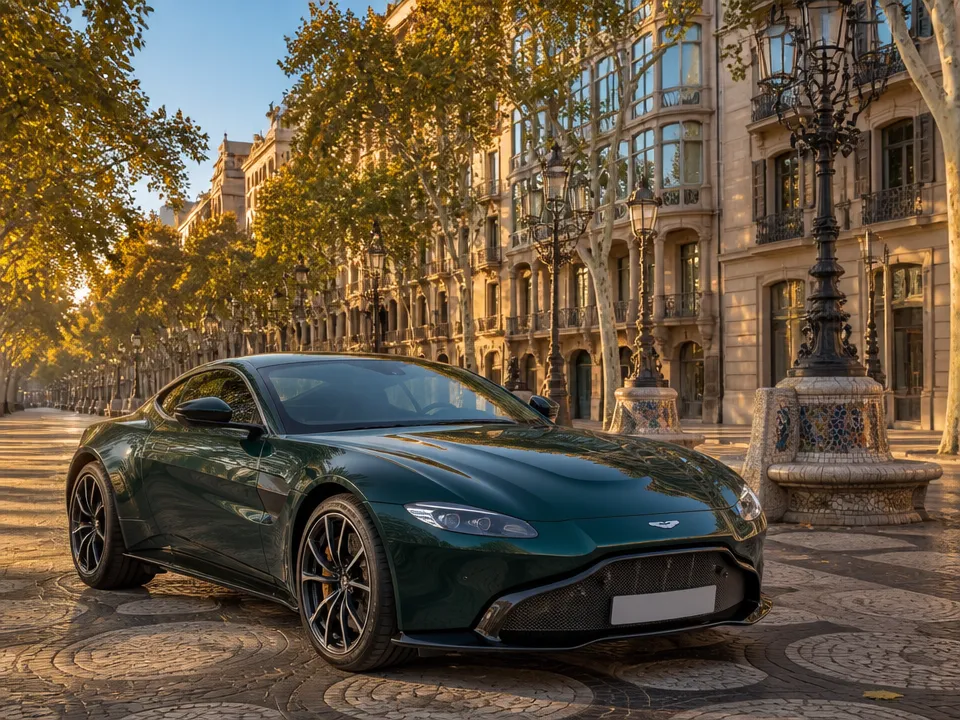Aston Martin Vantage — car rental in Barcelona