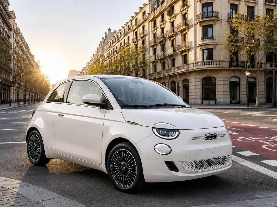 Fiat 500e — car rental in Barcelona