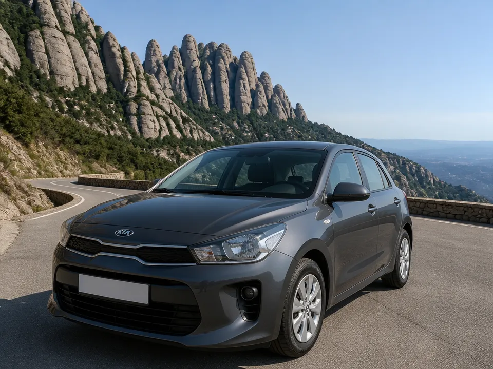 Kia Rio — car rental in Barcelona