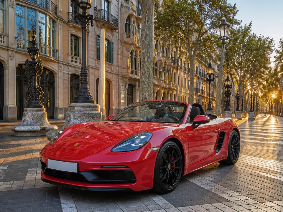 Porsche 718 Boxster GTS 4.0 — car rental in Barcelona