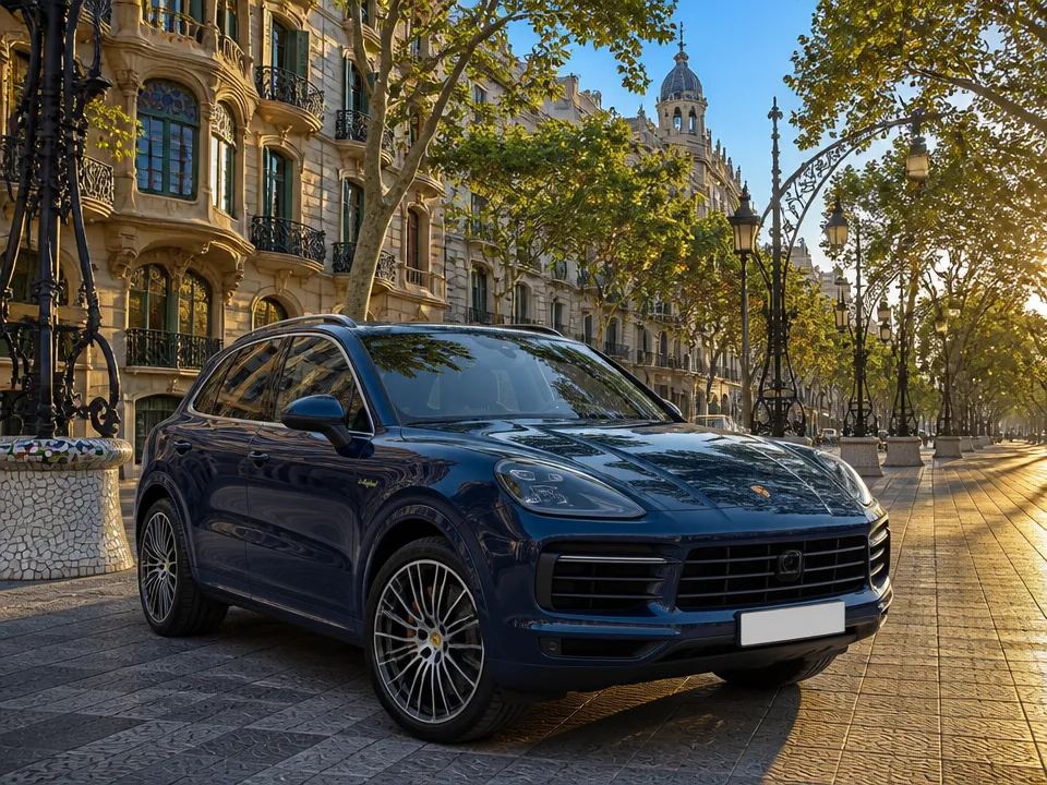 Porsche Cayenne E-Hybrid — car rental in Barcelona