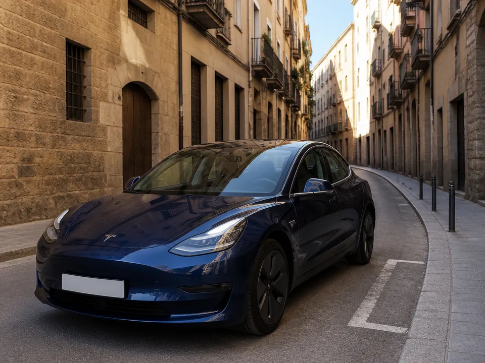 Tesla Model 3 — car rental in Barcelona