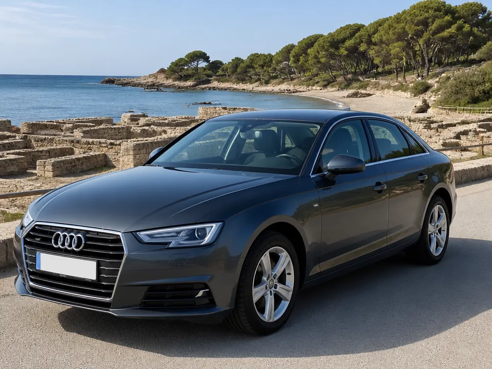 Audi A4 — Mietwagen an der Costa Brava