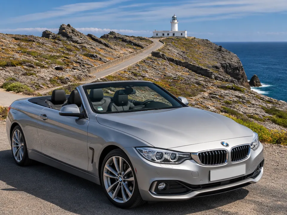 BMW 4 Series Cabrio — Mietwagen an der Costa Brava