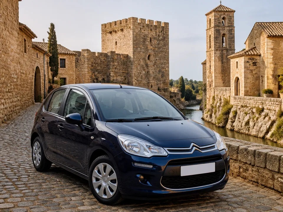 Citroen C3 — Mietwagen an der Costa Brava