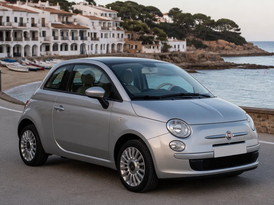 Fiat 500 — Mietwagen an der Costa Brava