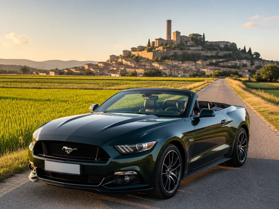 Ford Mustang GT Convertible — Mietwagen an der Costa Brava