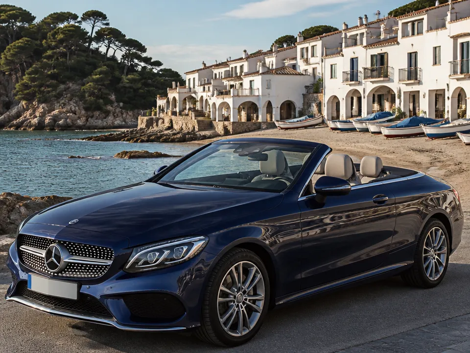Mercedes-Benz C-Class Cabriolet — Mietwagen an der Costa Brava