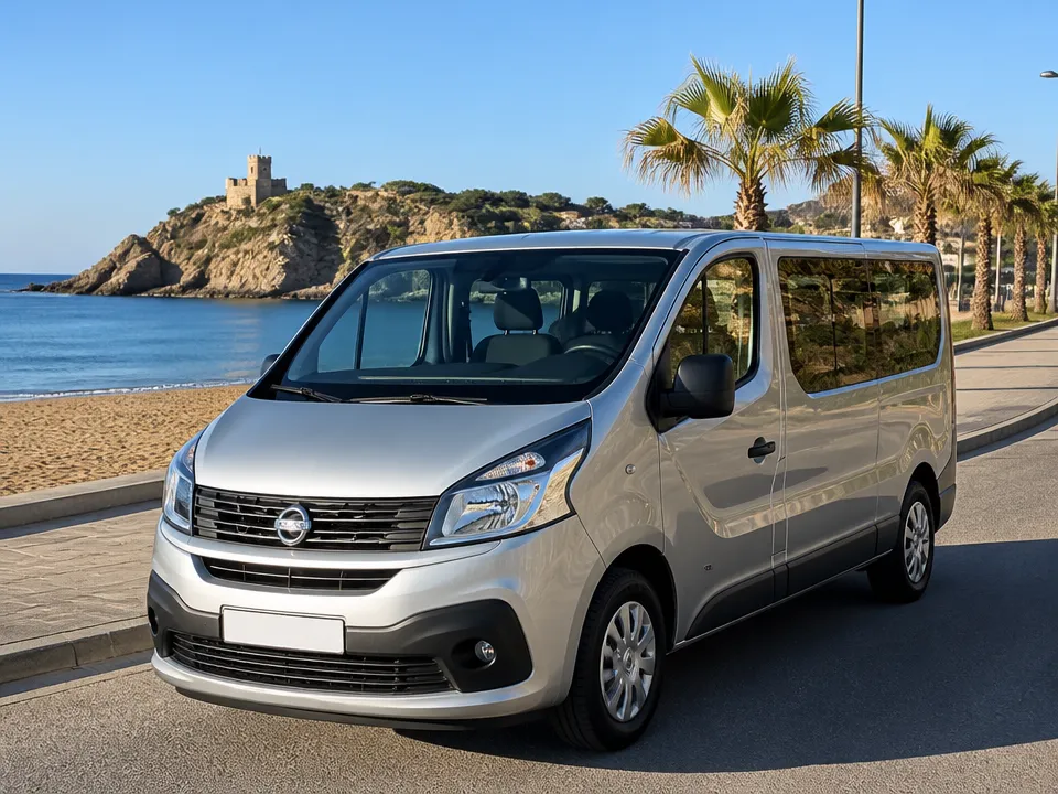 Nissan Primastar — Mietwagen an der Costa Brava