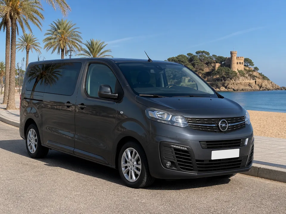 Opel Zafira Life — Mietwagen an der Costa Brava