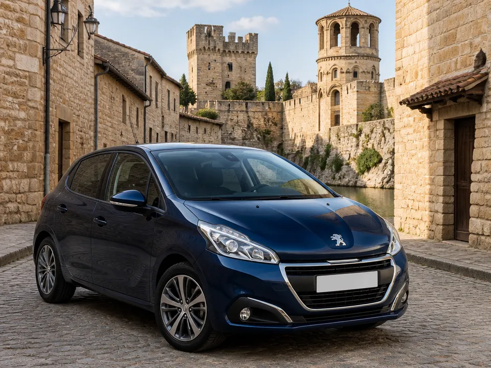 Peugeot 208 — Mietwagen an der Costa Brava