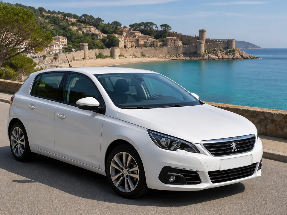 Peugeot 308 — Mietwagen an der Costa Brava