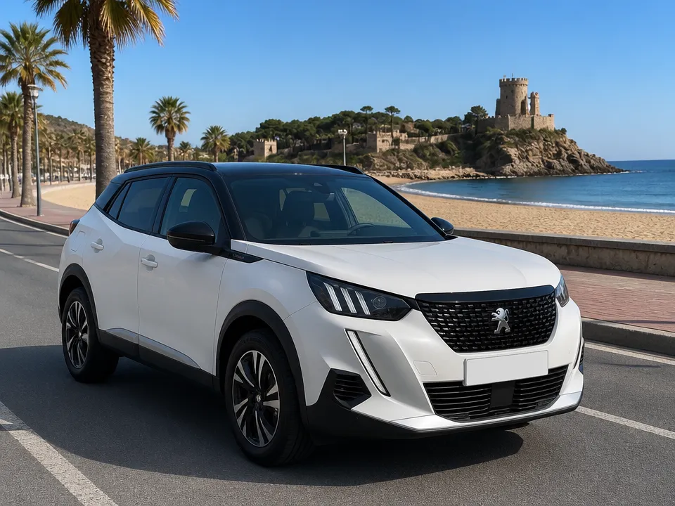 Peugeot e-2008 — Mietwagen an der Costa Brava