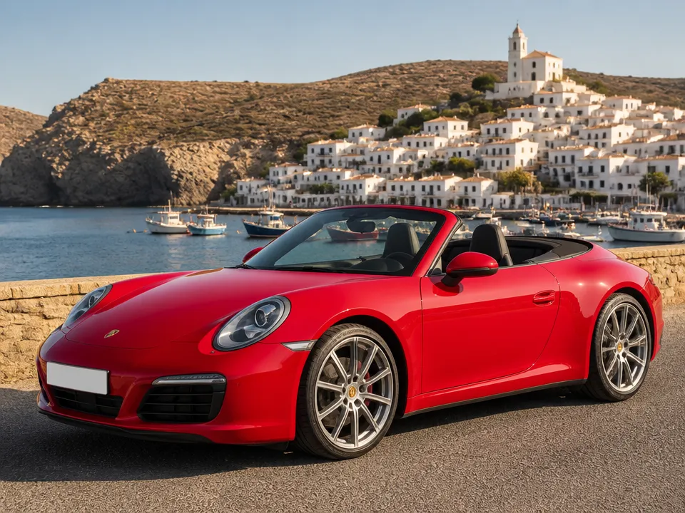 Porsche 911 Carrera Cabriolet — Mietwagen an der Costa Brava
