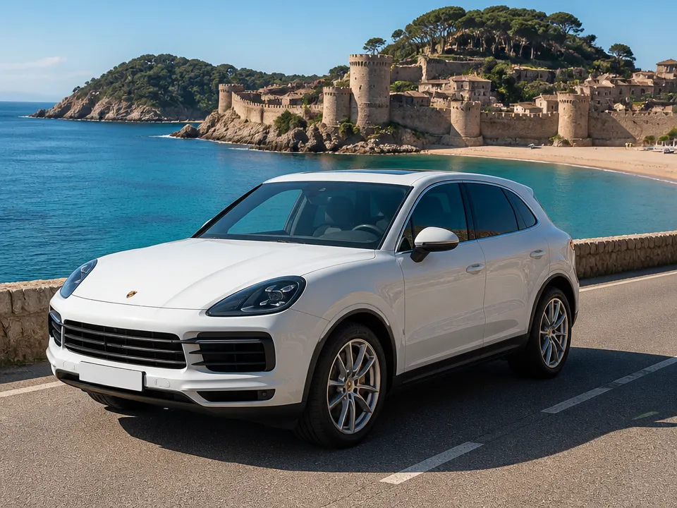 Porsche Cayenne — Mietwagen an der Costa Brava