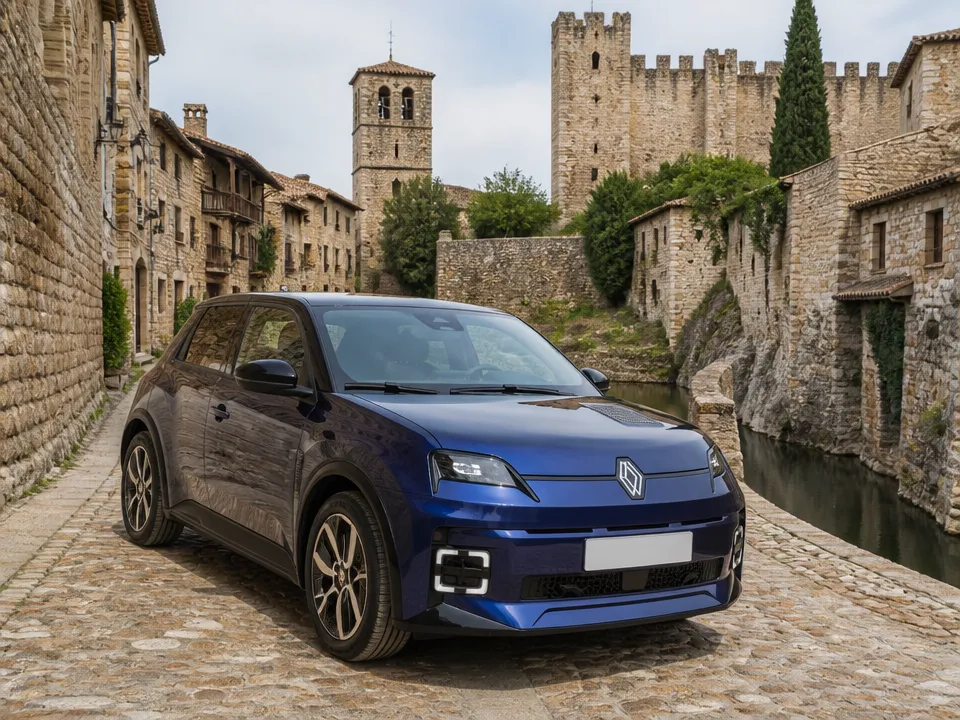 Renault 5 E-Tech — Mietwagen an der Costa Brava