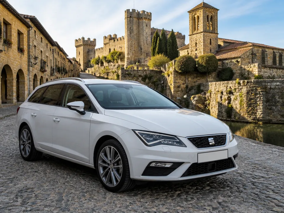 Seat Leon Sportstourer — Mietwagen an der Costa Brava