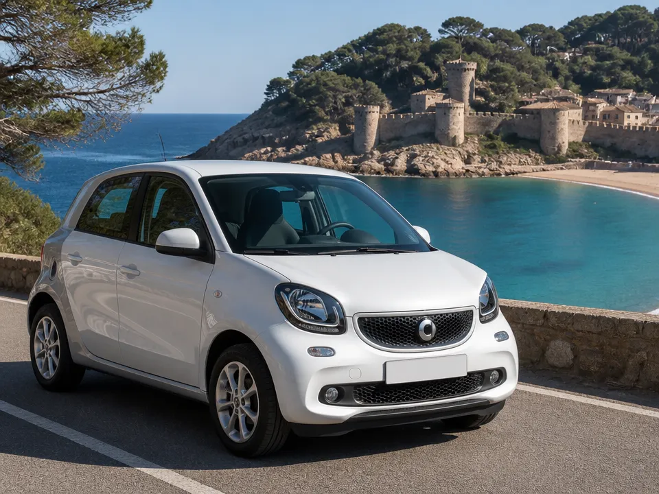 Smart Forfour — Mietwagen an der Costa Brava