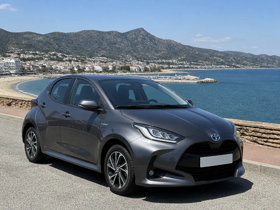 Toyota Yaris Hybrid — Mietwagen an der Costa Brava