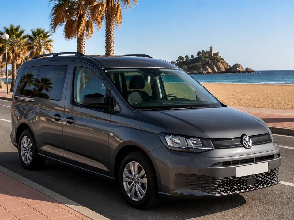 Volkswagen Caddy Maxi — Mietwagen an der Costa Brava