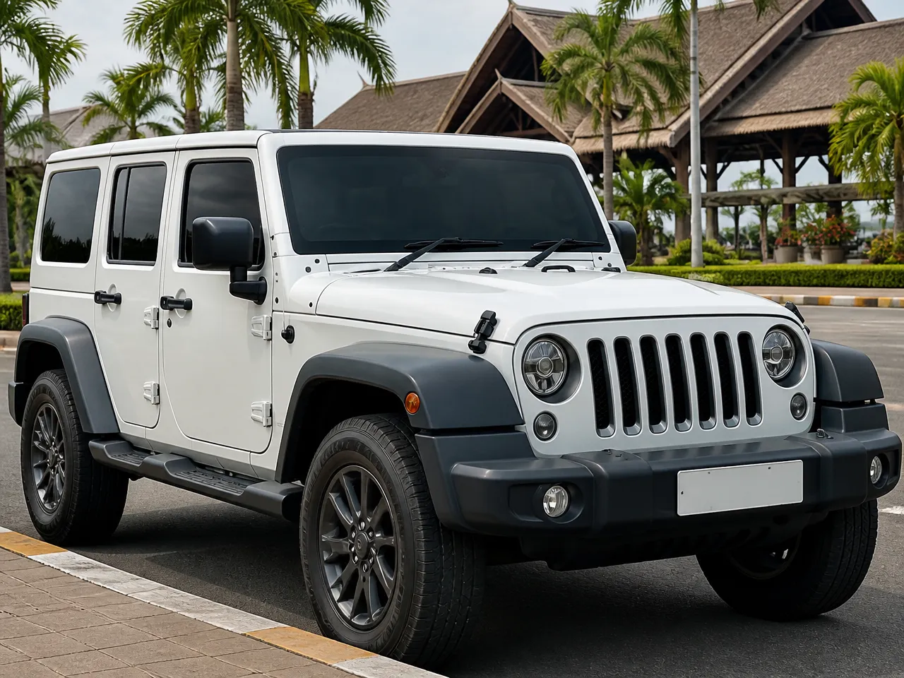 Jeep Wrangler — спереди