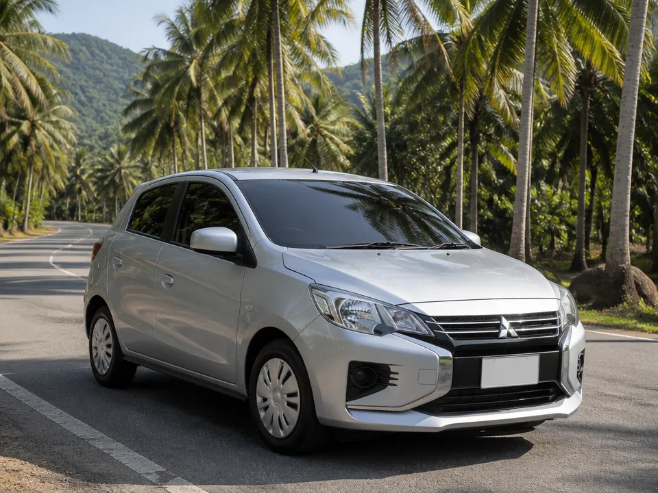 Mitsubishi Mirage — รถเช่าเกาะสมุย