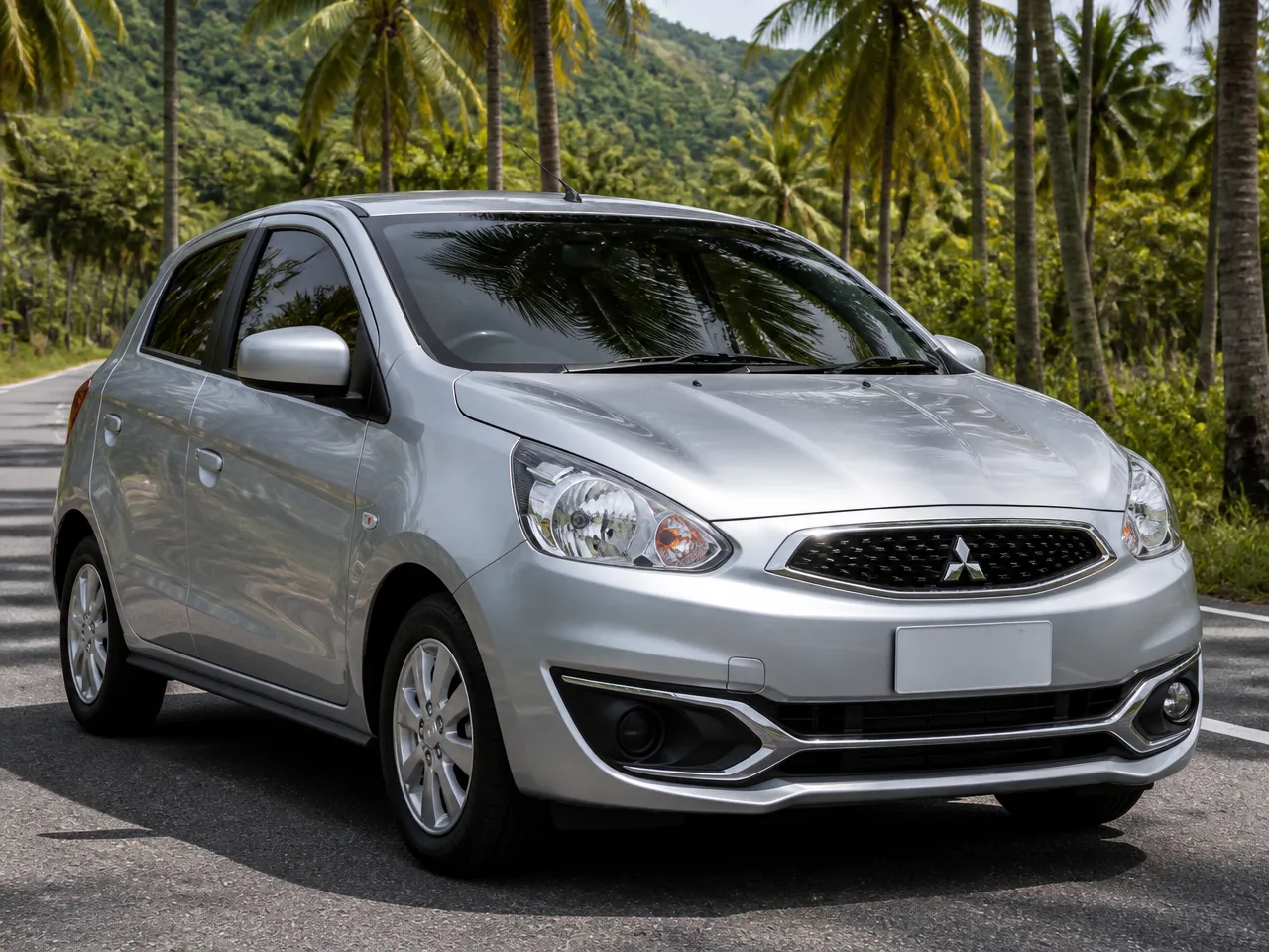 Mitsubishi Mirage — vorn