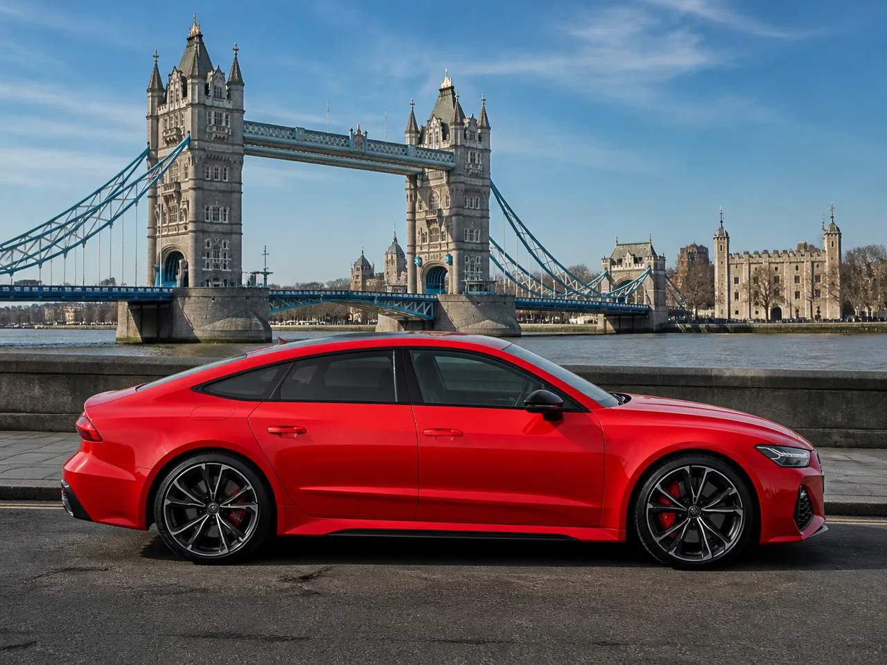 Audi RS7 — الجانب