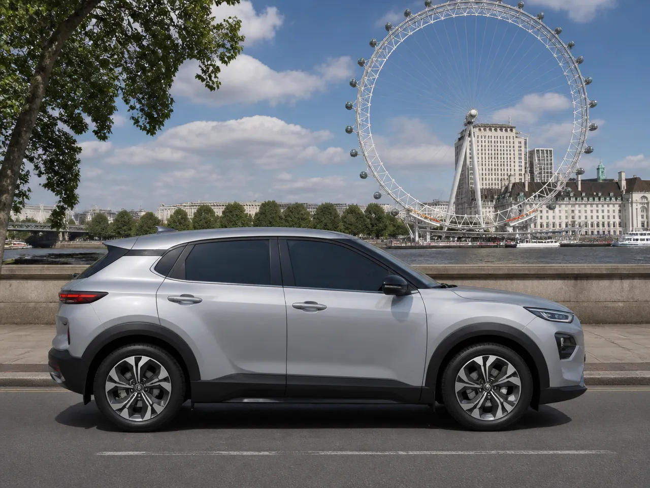 Hyundai Kona — сбоку