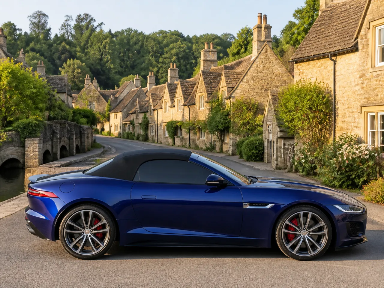 Jaguar F-Type S Cabriolet — seitlich