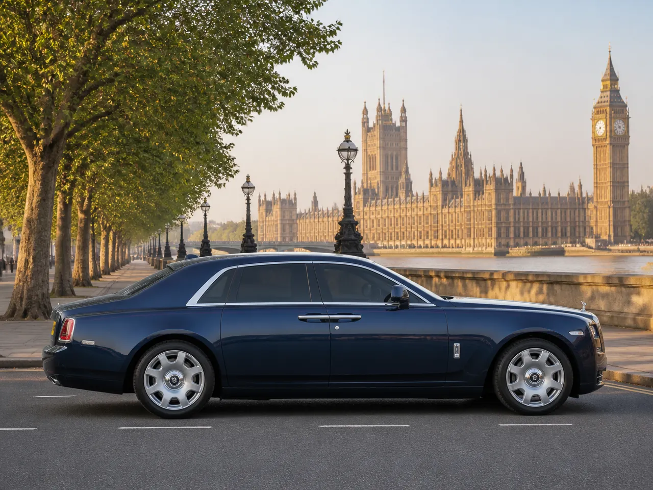 Rolls-Royce Ghost — сбоку
