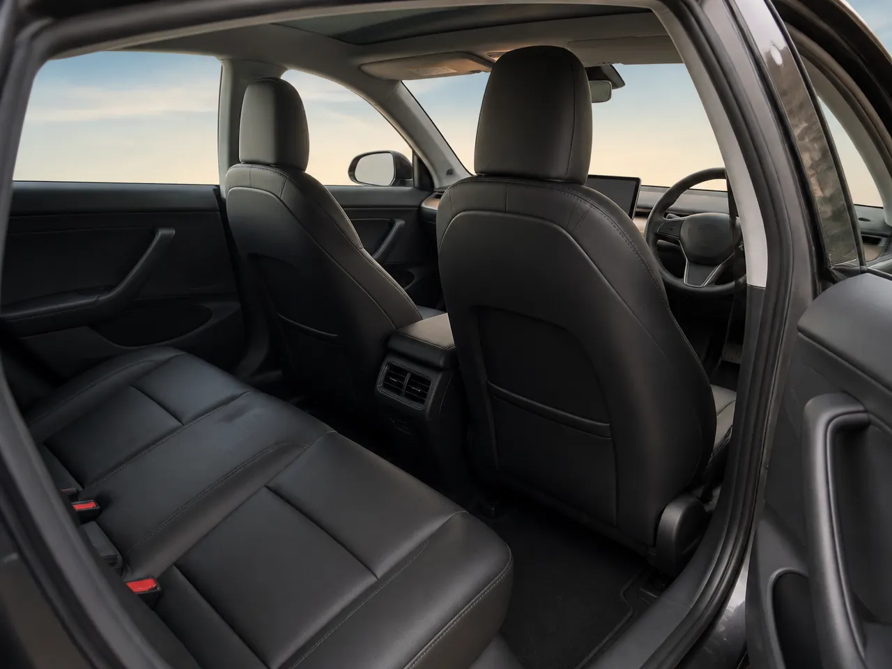 Tesla Model 3 — interior