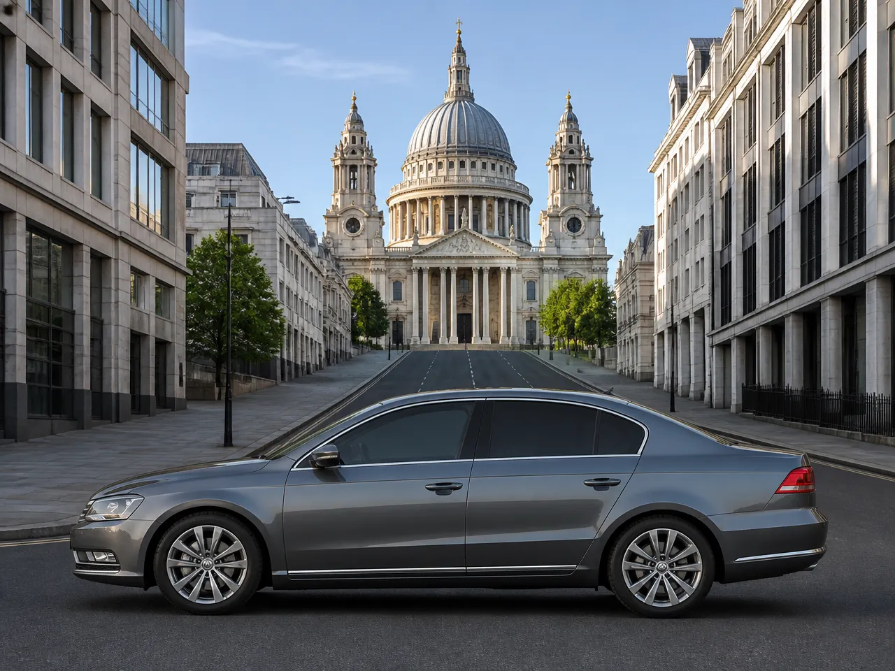 Volkswagen Passat — сбоку