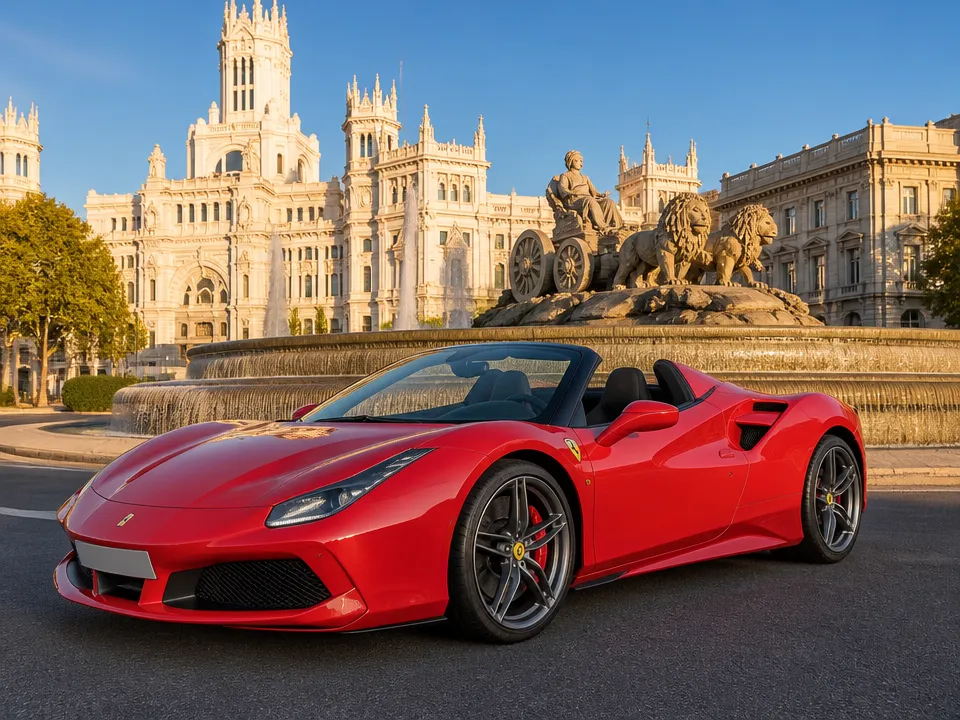 Ferrari 488 Spider — car rental in Madrid