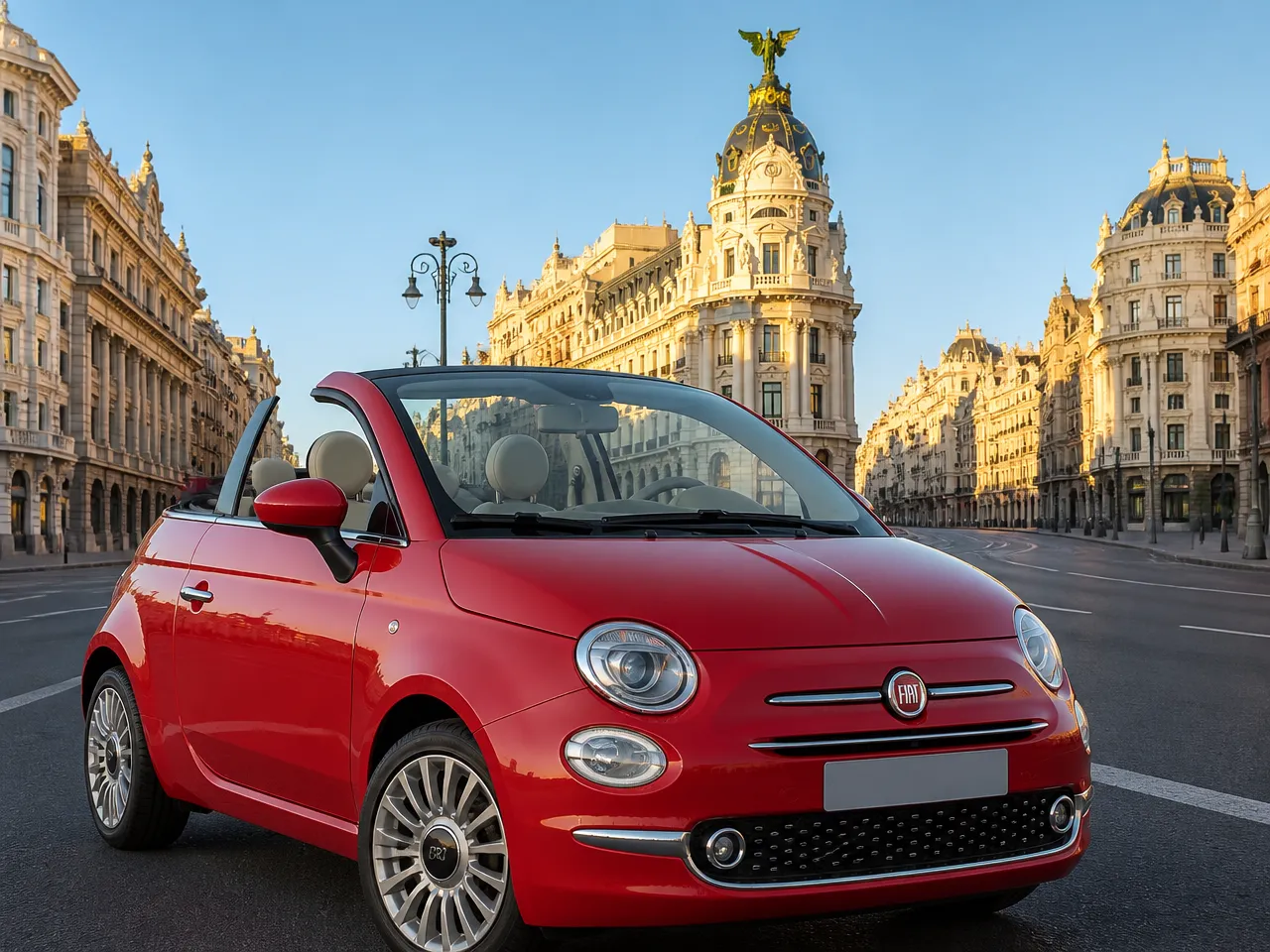 Fiat 500C — front