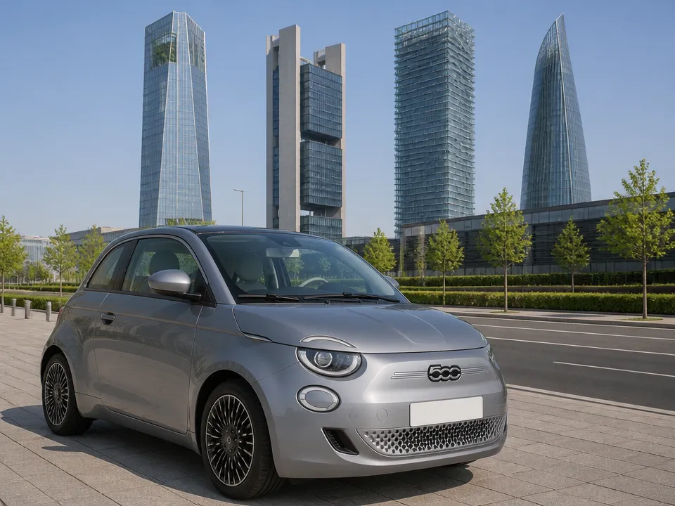 Fiat 500e — car rental in Madrid