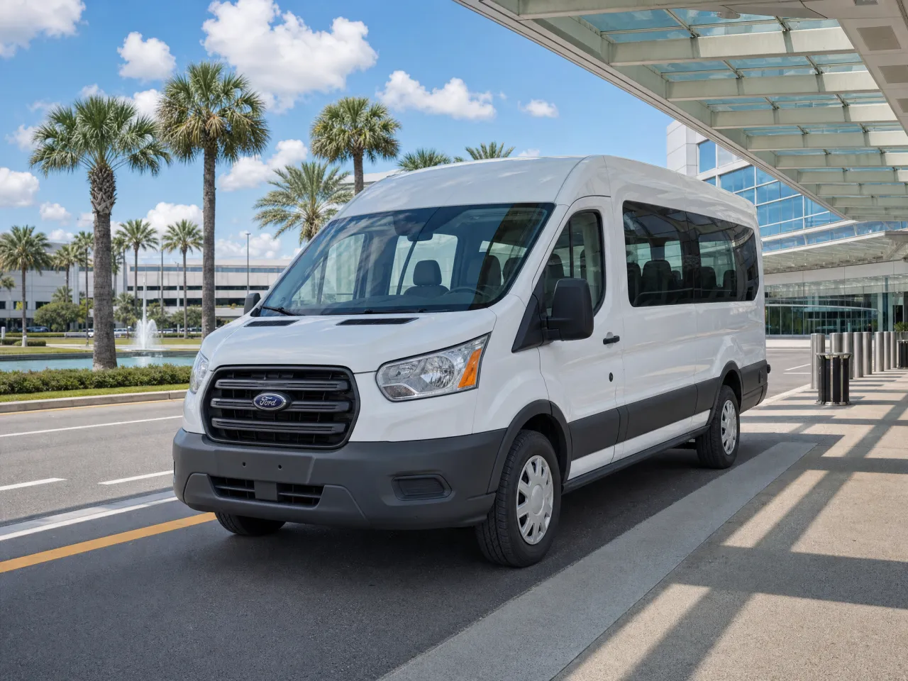 Ford Transit 350 12-Passenger — front