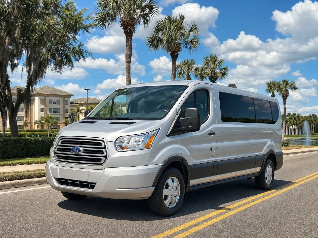 Ford Transit 350 15-Passenger — front