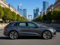Audi e-tron — الجانب