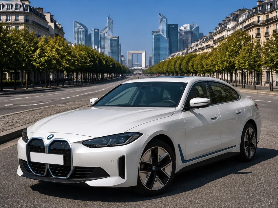 BMW i4 — car rental in Paris