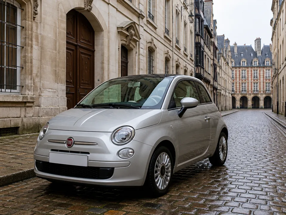 Fiat 500 Hybrid — car rental in Paris