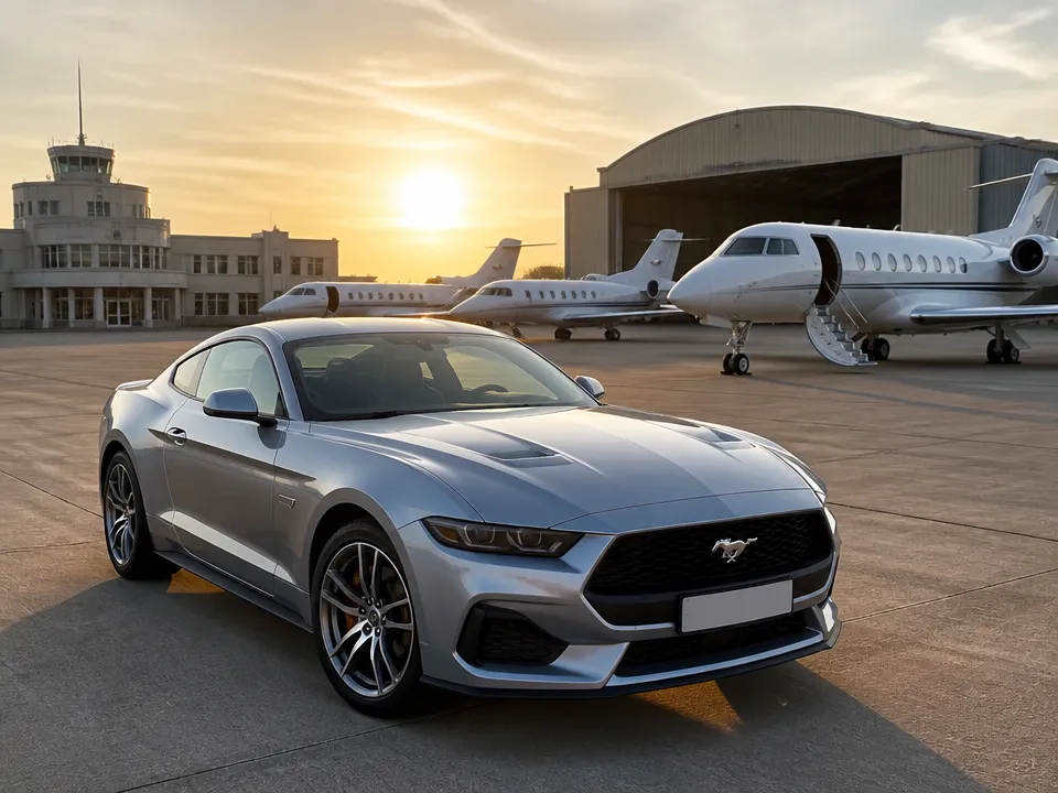 Ford Mustang — car rental in Paris