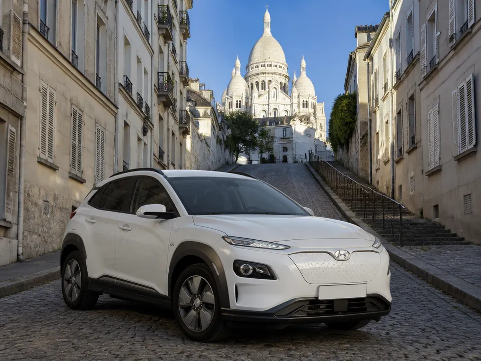 Hyundai Kona Electric — car rental in Paris