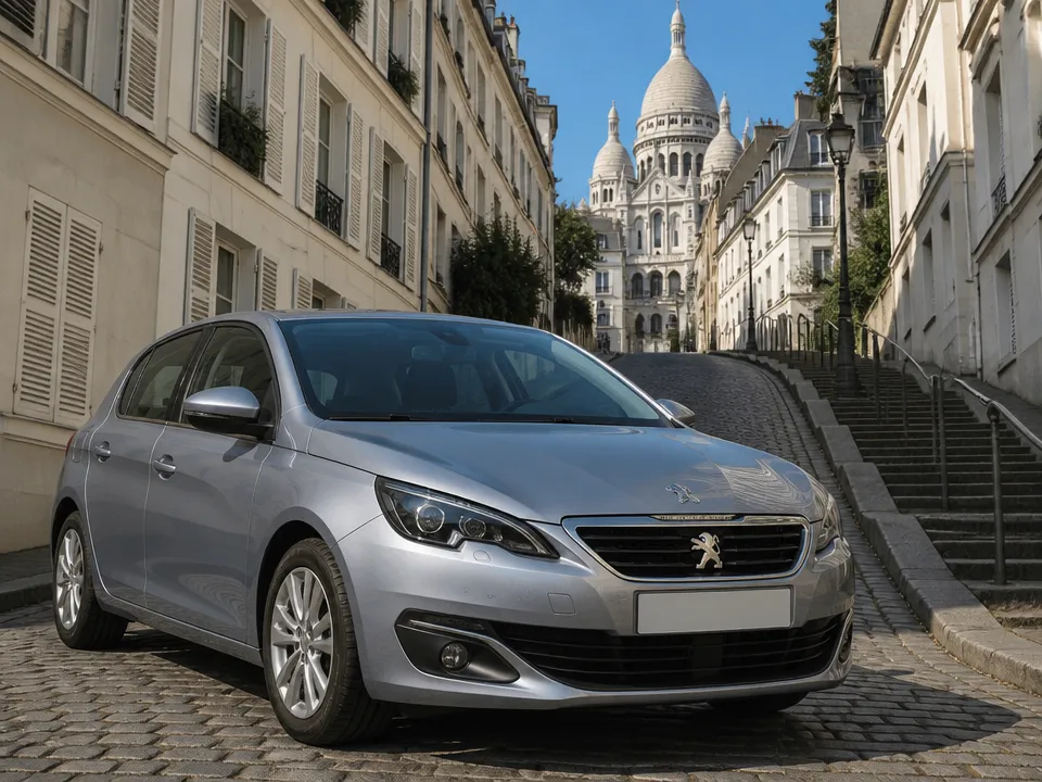 Peugeot 308 — car rental in Paris
