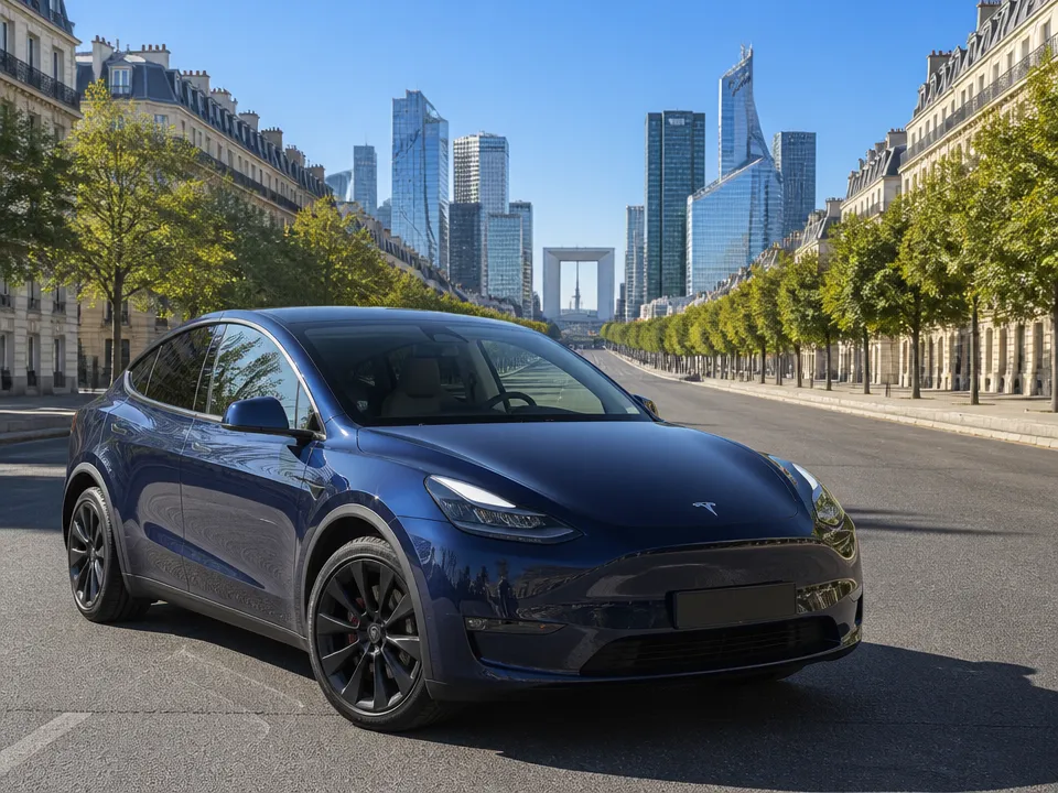 Tesla Model Y — car rental in Paris