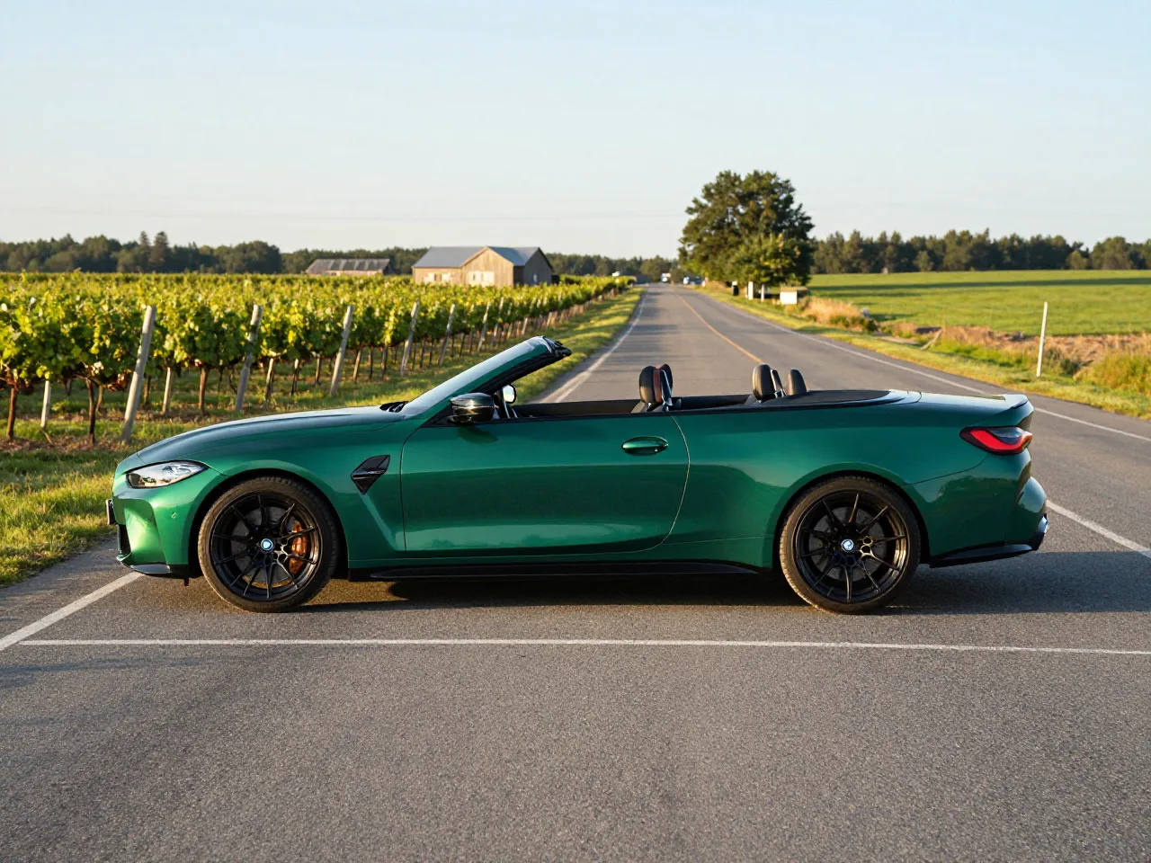BMW M4 Competition Convertible — side