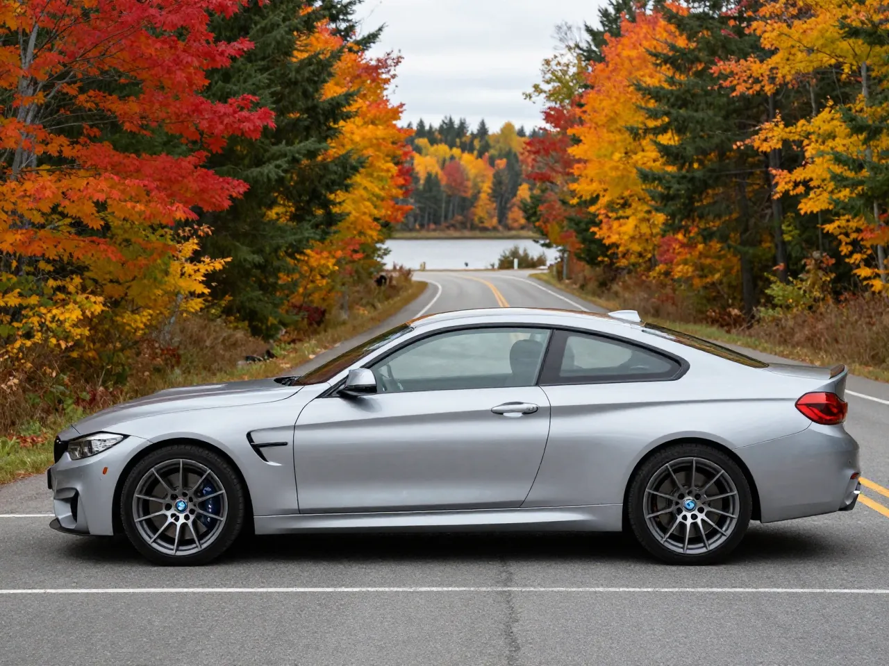 BMW M4 Competition — zijkant