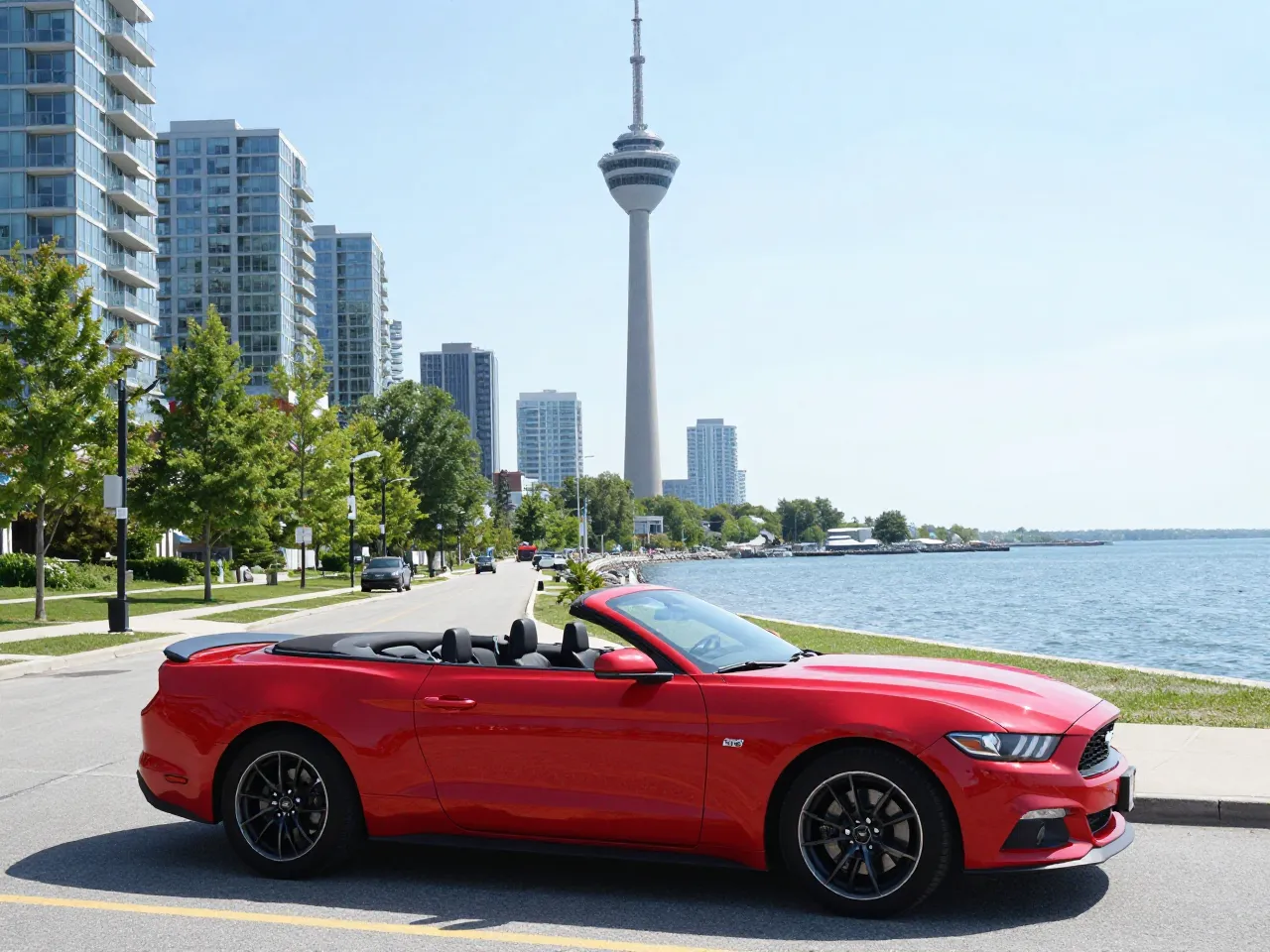 Ford Mustang Convertible — zijkant
